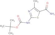 tert-Butyl N-(5-carbamoyl-4-methyl-1,3-thiazol-2-yl)carbamate