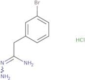 N-Amino-2-(3-bromophenyl)ethanimidamide hydrochloride