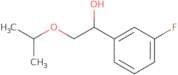 1-(3-Fluorophenyl)-2-(propan-2-yloxy)ethan-1-ol