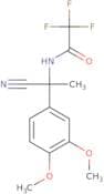 N-[1-Cyano-1-(3,4-dimethoxyphenyl)ethyl]-2,2,2-trifluoroacetamide