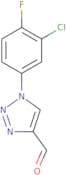 1-(3-Chloro-4-fluorophenyl)-1H-1,2,3-triazole-4-carbaldehyde