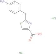 2-[(4-Aminophenyl)methyl]-1,3-thiazole-4-carboxylic acid dihydrochloride
