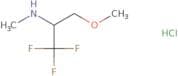 Methyl(1,1,1-trifluoro-3-methoxypropan-2-yl)amine hydrochloride