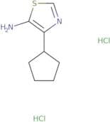 4-Cyclopentyl-1,3-thiazol-5-amine dihydrochloride