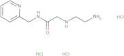 2-[(2-Aminoethyl)amino]-N-(pyridin-2-ylmethyl)acetamide trihydrochloride