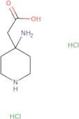 2-(4-Aminopiperidin-4-yl)acetic acid dihydrochloride