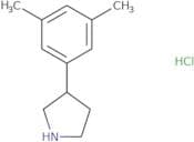 3-(3,5-Dimethylphenyl)pyrrolidine hydrochloride