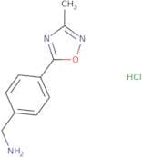 [4-(3-Methyl-1,2,4-oxadiazol-5-yl)phenyl]methanamine hydrochloride