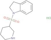 1-(Piperidine-3-sulfonyl)-2,3-dihydro-1H-indole hydrochloride