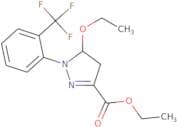 Ethyl 5-ethoxy-1-[2-(trifluoromethyl)phenyl]-4,5-dihydro-1H-pyrazole-3-carboxylate