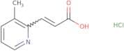 (2E)-3-(3-Methylpyridin-2-yl)prop-2-enoic acid hydrochloride