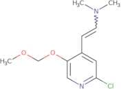 {2-[2-Chloro-5-(methoxymethoxy)pyridin-4-yl]ethenyl}dimethylamine