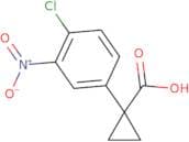 1-(4-Chloro-3-nitrophenyl)cyclopropane-1-carboxylic acid