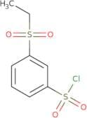 3-(Ethanesulfonyl)benzene-1-sulfonyl chloride