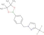 1-{[4-(Tetramethyl-1,3,2-dioxaborolan-2-yl)phenyl]methyl}-3-(trifluoromethyl)-1H-pyrazole