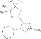 3-Methyl-1-(oxan-2-yl)pyrazole-5-boronic acid, pinacol ester