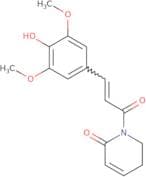 1-(3-(4-Hydroxy-3,5-dimethoxyphenyl)acryloyl)-5,6-dihydropyridin-2(1H)-one