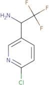 1-(6-Chloro-pyridin-3-yl)-2,2,2-trifluoro-ethylamine