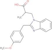 3-[2-(4-Methoxy-benzyl)-benzoimidazol-1-yl]-2-methyl-propionic acid