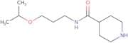 N-[3-(Propan-2-yloxy)propyl]piperidine-4-carboxamide
