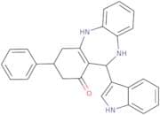 2,10-diaza-9-indol-3-yl-5-phenyltricyclo[9.4.0.0<3,8>]pentadeca-1(11),3(8),12,14-tetraen-7-one