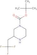 tert-Butyl 3-(2,2,2-trifluoroethyl)piperazine-1-carboxylate