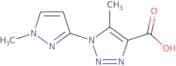5-Methyl-1-(1-methyl-1H-pyrazol-3-yl)-1H-1,2,3-triazole-4-carboxylic acid