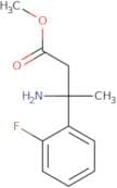 Methyl 3-amino-3-(2-fluorophenyl)butanoate
