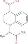 1-(1-Carbamoylethyl)-1,2,3,4-tetrahydroquinoline-4-carboxylic acid