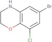 6-Bromo-8-chloro-3,4-dihydro-2H-1,4-benzoxazine