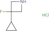 3-cyclopropyl-3-fluoroazetidine hcl