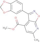 Methyl 3-(1,3-dioxaindan-5-yl)-6-methyl-[1,2]oxazolo[5,4-b]pyridine-4-carboxylate