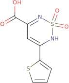 1,1-Dioxo-5-(thiophen-2-yl)-2H-1,2,6-thiadiazine-3-carboxylic acid
