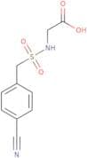 2-[(4-Cyanophenyl)methanesulfonamido]acetic acid