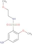 5-Amino-2-methoxy-N-(2-methoxyethyl)benzene-1-sulfonamide