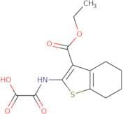 {[3-(Ethoxycarbonyl)-4,5,6,7-tetrahydro-1-benzothiophen-2-yl]carbamoyl}formic acid