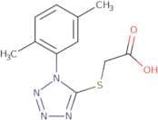 2-{[1-(2,5-Dimethylphenyl)-1H-1,2,3,4-tetrazol-5-yl]sulfanyl}acetic acid