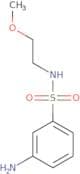 3-Amino-N-(2-methoxyethyl)benzene-1-sulfonamide