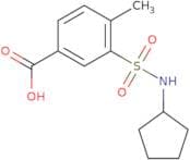 3-(Cyclopentylsulfamoyl)-4-methylbenzoic acid