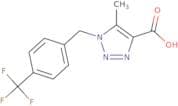 5-Methyl-1-{[4-(trifluoromethyl)phenyl]methyl}-1H-1,2,3-triazole-4-carboxylic acid