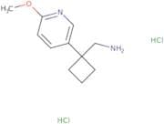 [1-(6-Methoxypyridin-3-yl)cyclobutyl]methanamine dihydrochloride