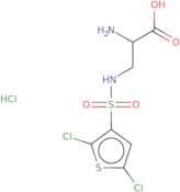 2-Amino-3-(2,5-dichlorothiophene-3-sulfonamido)propanoic acid hydrochloride