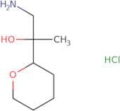 1-Amino-2-(oxan-2-yl)propan-2-ol hydrochloride