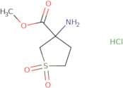 Methyl 3-amino-1,1-dioxo-1λ⁶-thiolane-3-carboxylate hydrochloride