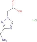 2-[3-(Aminomethyl)-1H-1,2,4-triazol-1-yl]acetic acid hydrochloride