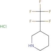 3-(Pentafluoroethyl)piperidine hydrochloride