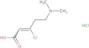 (2Z)-3-Chloro-5-(dimethylamino)pent-2-enoic acid hydrochloride