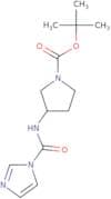 tert-Butyl (3R)-3-[(1H-imidazole-1-carbonyl)amino]pyrrolidine-1-carboxylate