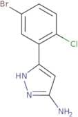 5-(5-Bromo-2-chlorophenyl)-1H-pyrazol-3-amine