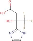 4,4,4-Trifluoro-3-hydroxy-3-(1H-imidazol-2-yl)butanoic acid